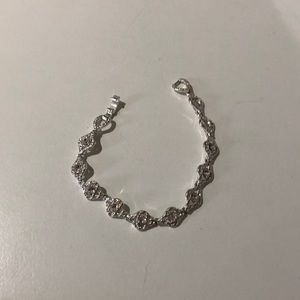 Silver CZ bracelet